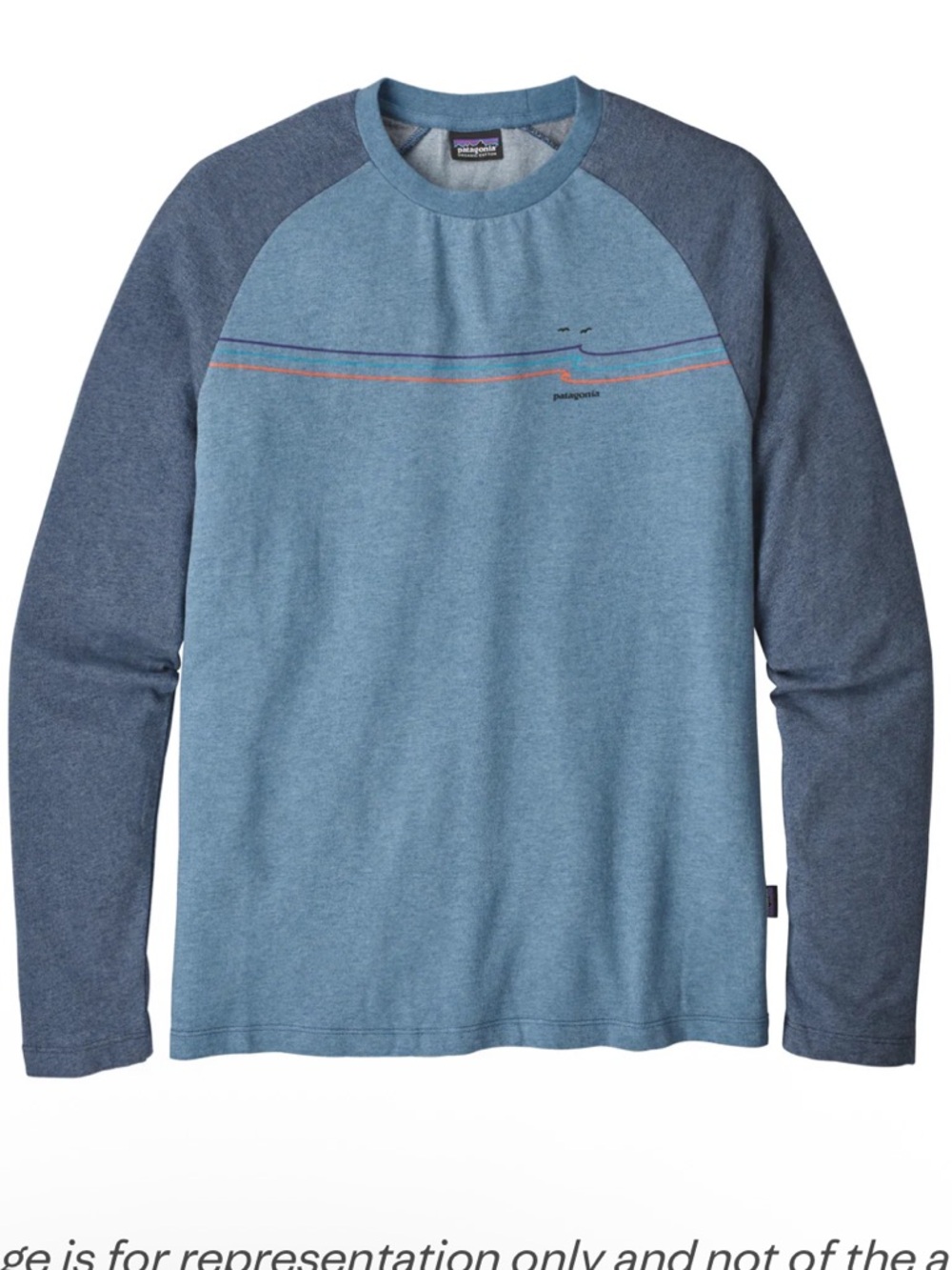 Patagonia Tide Ride Lightweight Crew Ling Sleeve Size S